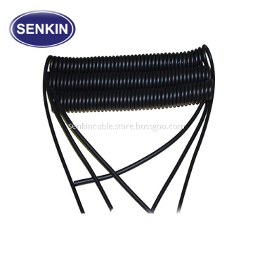 Tinned Copper Spring Coiled USB Extension Cable